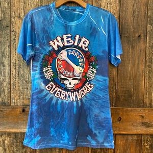 Grateful Dead, M, Weir Everywhere,Skull, Peace Tee